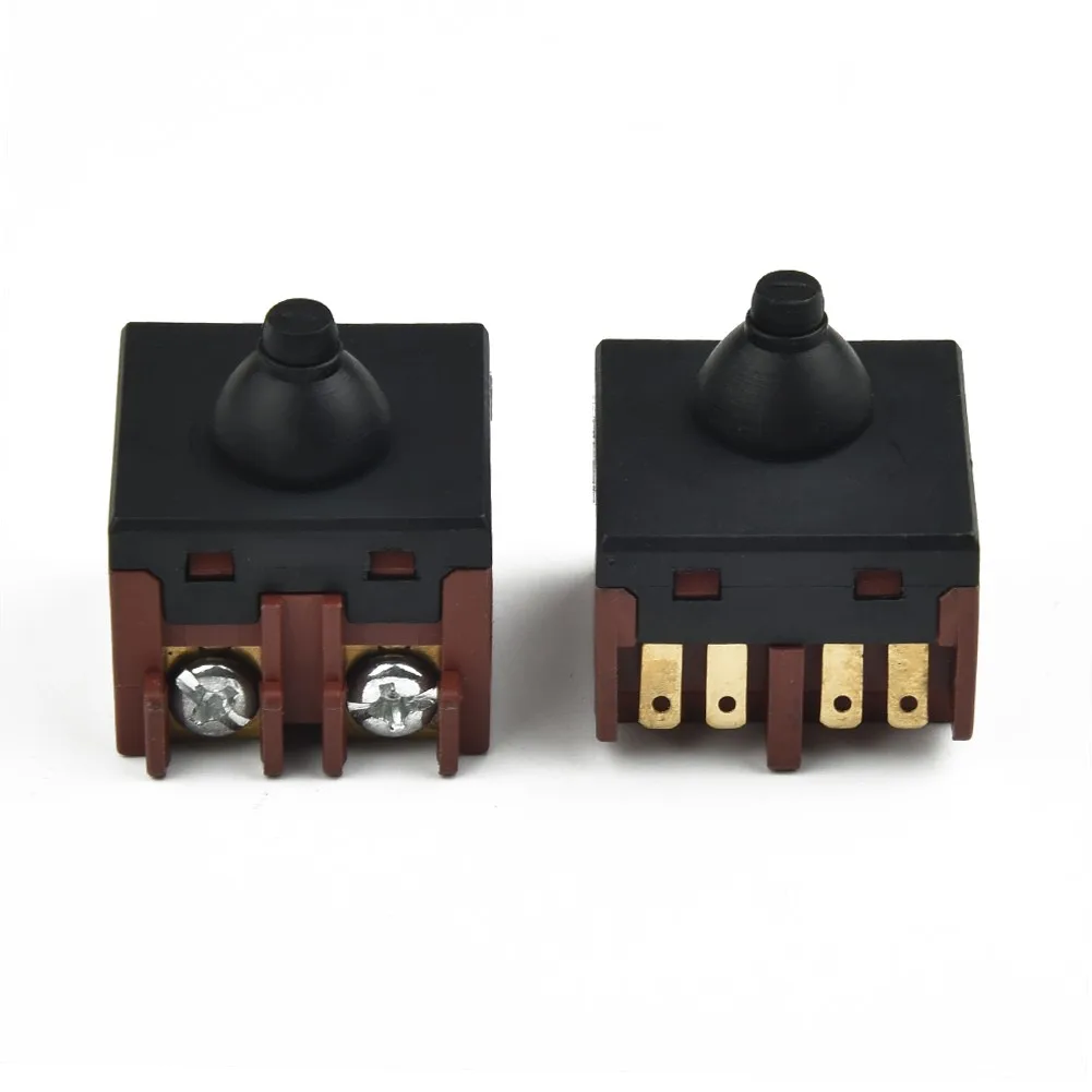 

2pcs Push Button Switch Replacement Angle Grinder Switch Speed Control Switches For 100mm 4inch Angle Grinder Power Tools Access