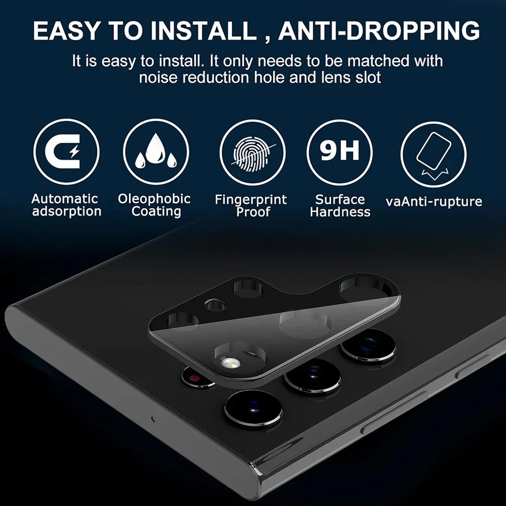 3-Pack Camera Lens Film Protector for Samsung Galaxy Ultra and Plus Models