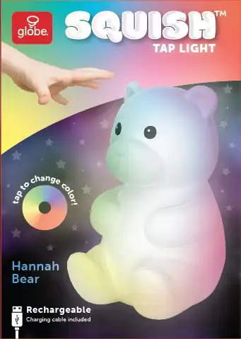 

White Bear Multicolor Silicone Kids Night Light
