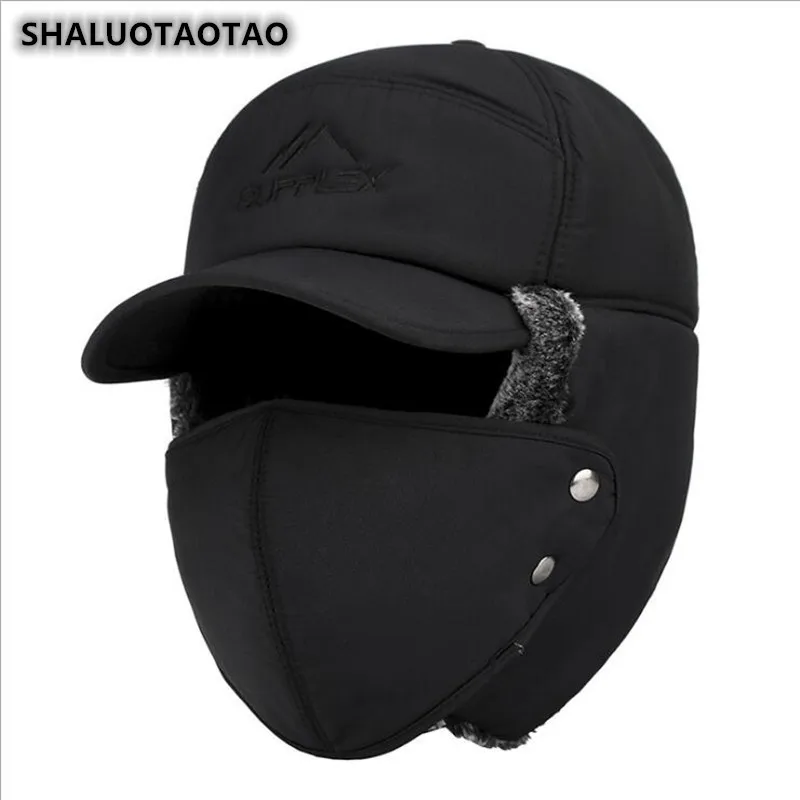 2022 Fashion New Thermal Bomber Hats men's Winter Hat Female Ear