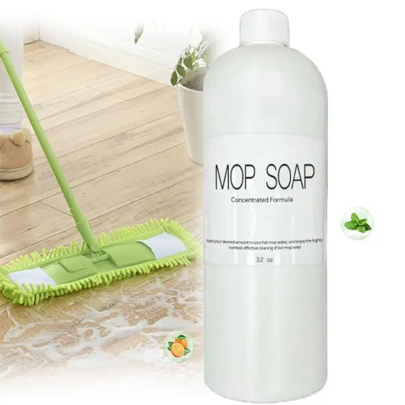 Floor Cleaning Mop Solution 947ml Home Tile Cleaning Solution Floor Cleaner Remove Grease and Dirt Liquid Hardwood Cleaner