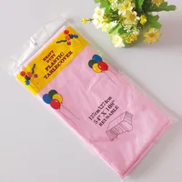 1pc Reusable Tablecloths 137x183cm BPA Free Plastic Dining Table Cover Cloth for Parties Picnic Camping Disposable Tablecloths 6
