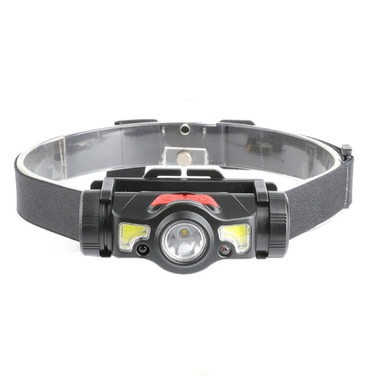 

Outdoor Riding Night Headlight Fishing Head-Mounted Flashlight Multifunctional Induction Headlight