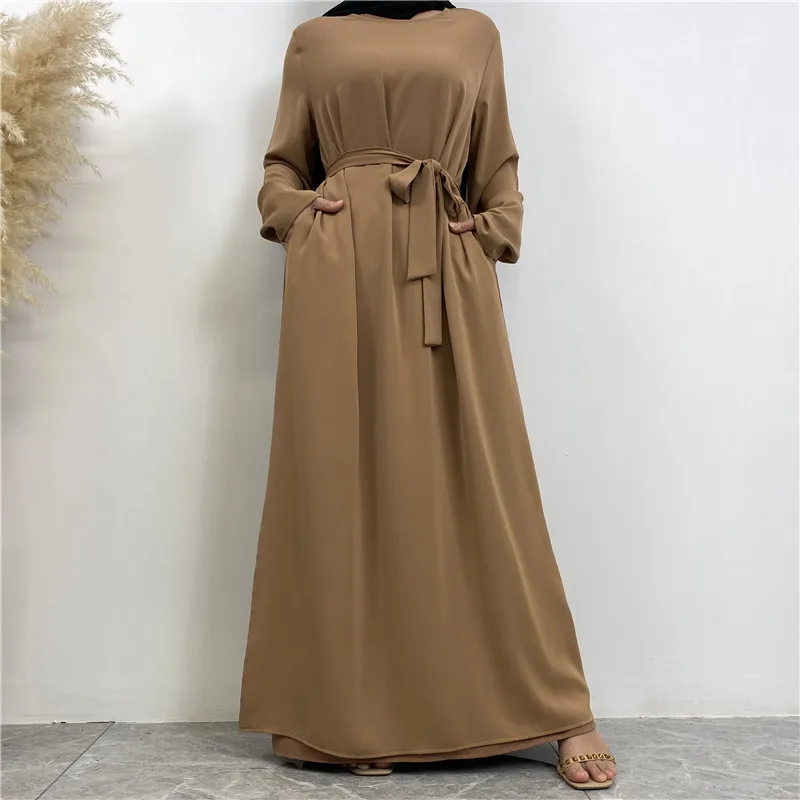 

Ramadan Abaya Muslim Women Casual Modest Long Maxi Dress Turkey Dubai Kaftan Islam Arab Khimar Prayer Gown Jalabiya Robe Clothes