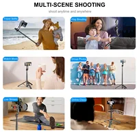 Magnetic Selfie Stick Tripod Stand for iPhone Samsung Huawei Cellphone 1.3m Extendable Magsafe Phone Tripod with Wireless Remote - Image 6