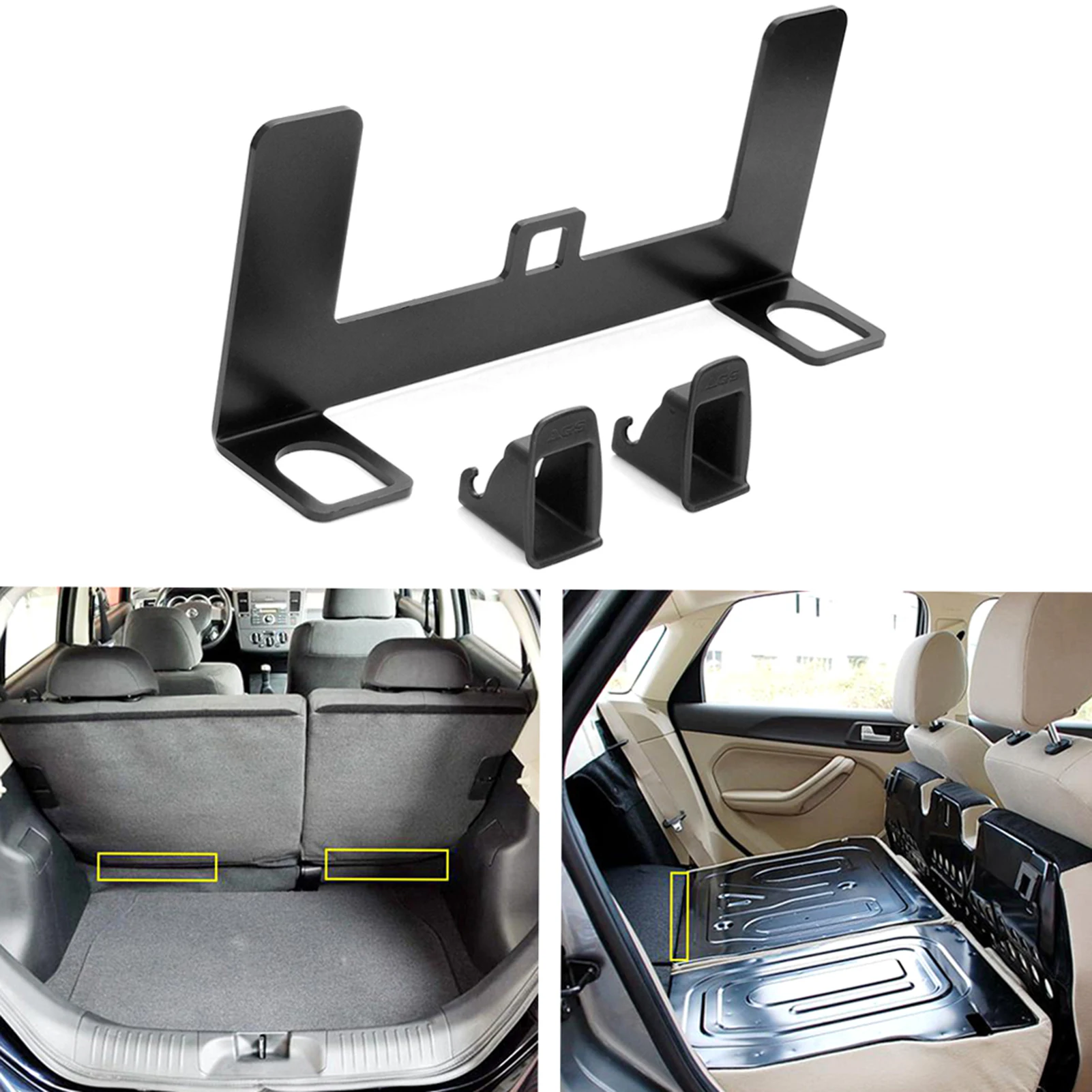 Kit de fixation pour siège auto enfant avec connecteur ISOFIX pour ceinture ISOFIX