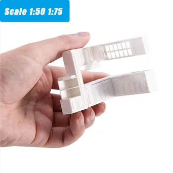 Kit di armadi in miniatura Modello 1:50 1:75 Giocattoli in plastica ABS Modello fai da te Creazione di kit per interni Architettura Materiali da costruzione per Diorama