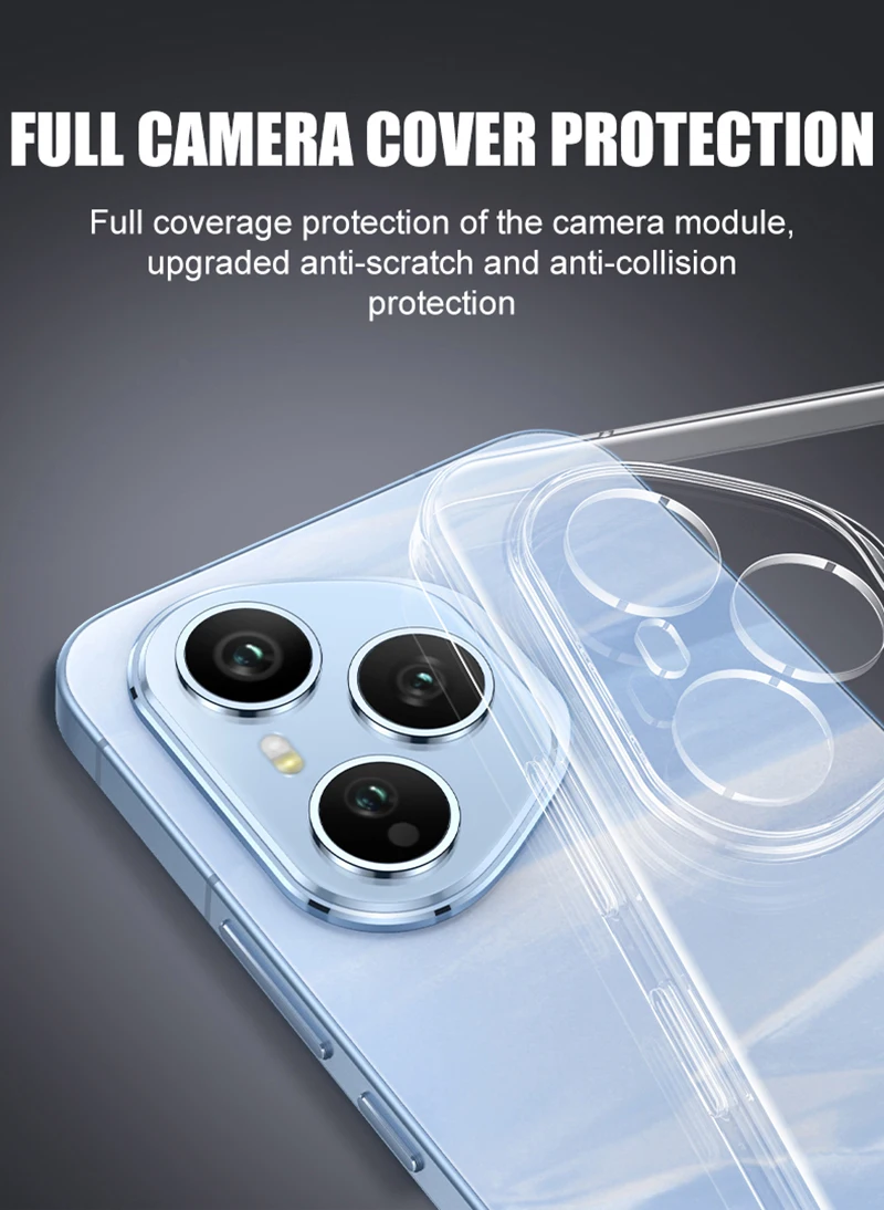 Ultra Thin Silicone Soft Shockproof Clear Cover Shell