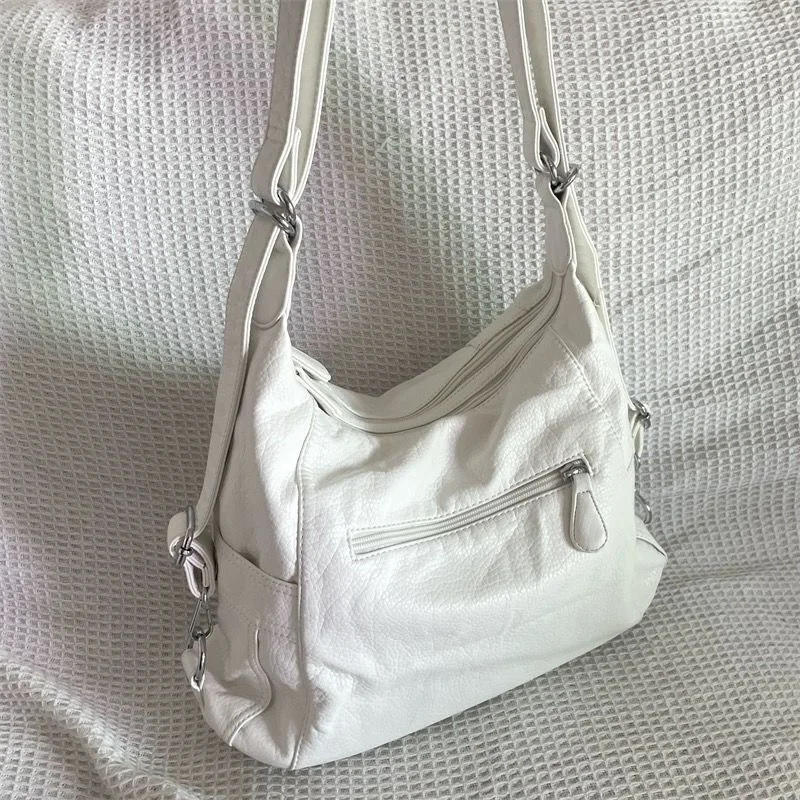 Versatile One Shoulder Bags Messenger Purse Large Capacity Crossbody High Quality Casual Luxury Classic Style Exquisite Leather 