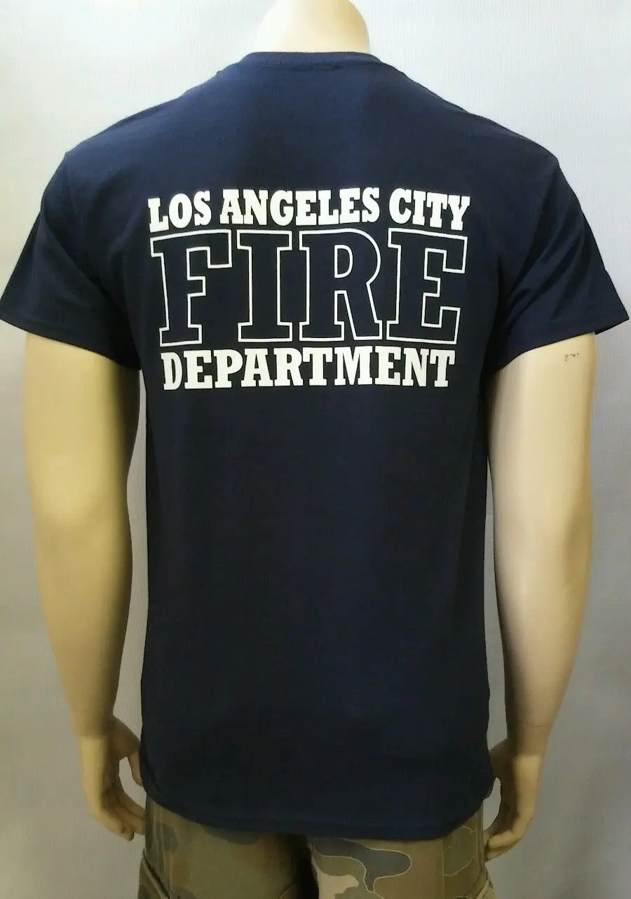 

Summer Tops For Man Short Sleeves Cotton T-Shirt Os Angeles Fire Departmen Search And Rescue Tee Unisex Fashion T Shirt Classic