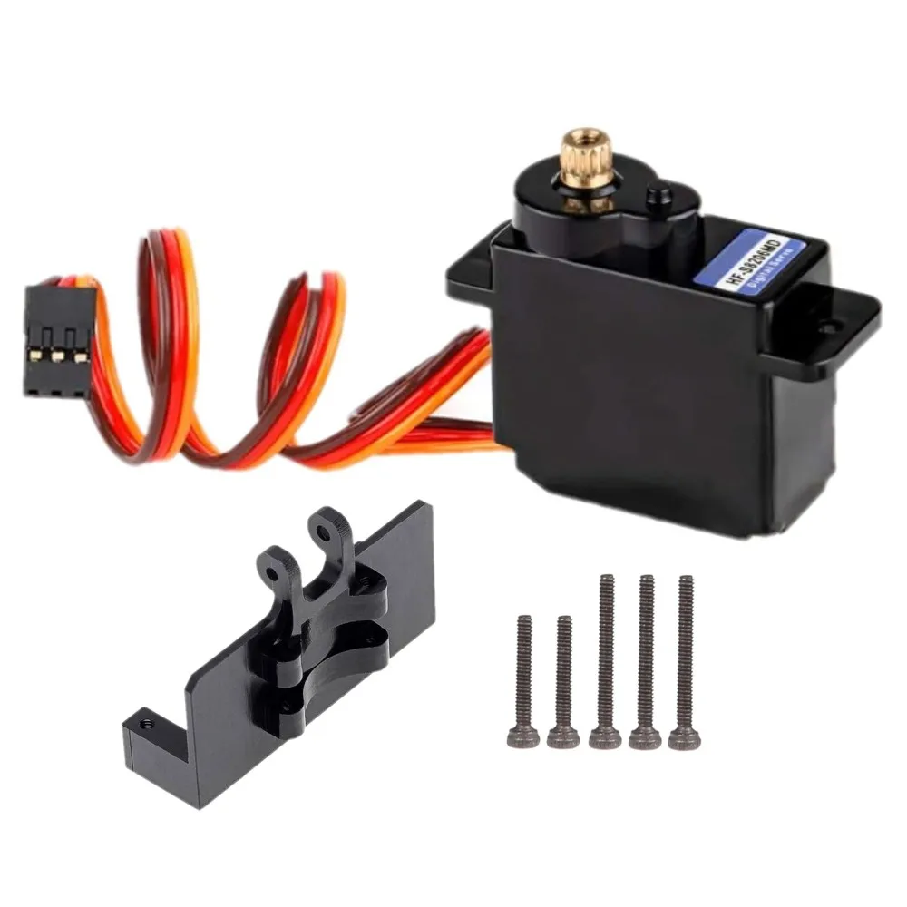 

Steering Servo Metal Steering Gear Steering Gear Base Mount Mini Climbing Car for Axial SCX24 Upgrade Parts