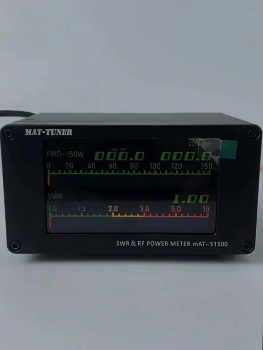 mAT-S1500 1500W1.8-54MHz SWR & Power Meter For HF Shortwave Radio