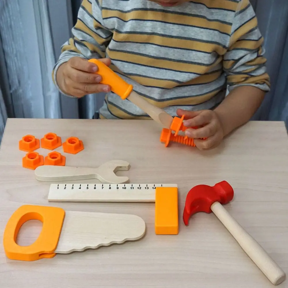 

Nuts Kids Screwdriver Set Montessori Intelligence Maintenance Pretend Play Toys Screw Simulation Screw Driver Activities Tools