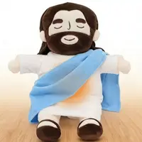 New Jesuit breathing, glowing, soothing newborn sleep plush toy, cute plush doll 1