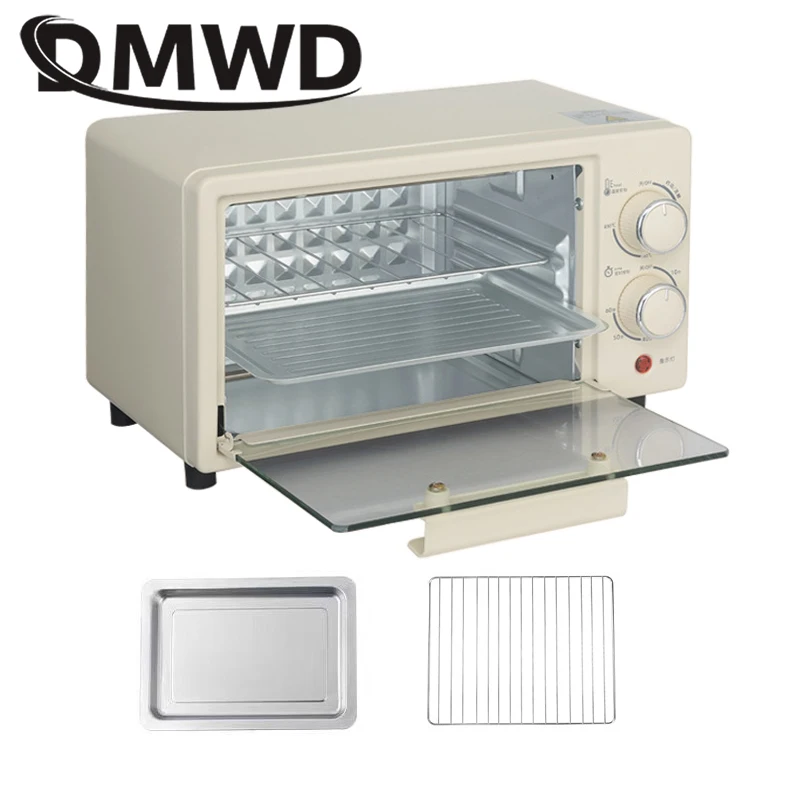 12L Electric Oven Multifunctional Mini-oven Roaster Household Intelligent Pizza Barbecue Bread Baking Toaster Breakfast Machine electric oven