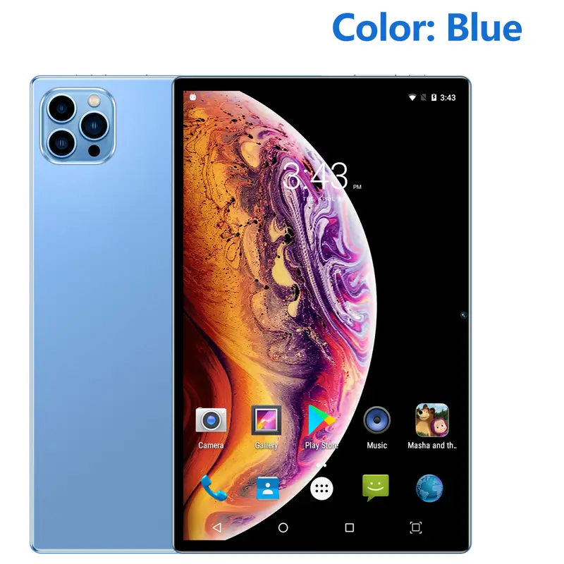 BDF Android 10.1 Inch Tablet Pc Google Play Octa Core Dual Cameras Dual SIM 3G Phone Call Tablets Bluetooth Wifi 4GB+ 64GB ROM - Image 8