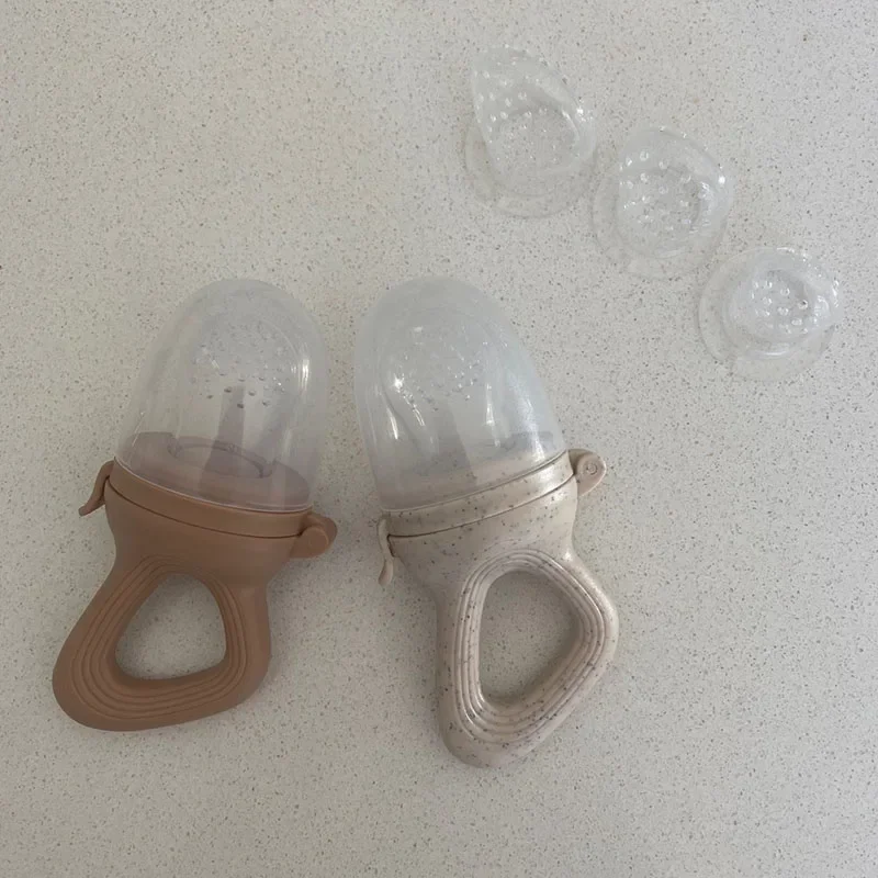 3PCS/Set Silicone Baby Fruit Feeder Baby Pacifier Food Vegetable Supplement Soother Infant Nibber Teether Feeding Items
