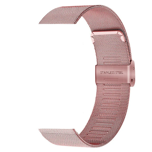 Stainless Steel Milanese Strap with Metal Clasp - 22mm Wrist Band in Color2