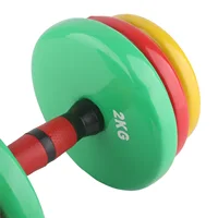 Colorful Dumbbell Hand Dumbbell Fitness Dumbbell Colorful Removable Non Slip Grip Fitness Gym Home Weight Lifting Hand Dumbbell - Image 6