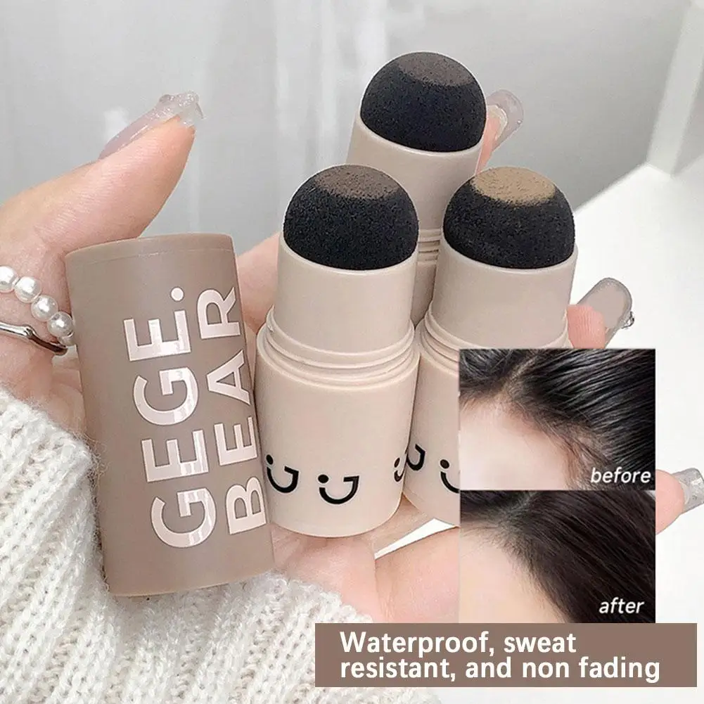 Hair Coloring Product, Beard Coloring Pen: Hairline Powder Stick Gray Brown Hairline Dye Contour Waterproof Pen Cover Hair Repairing Stick Root Supplies Y7N9