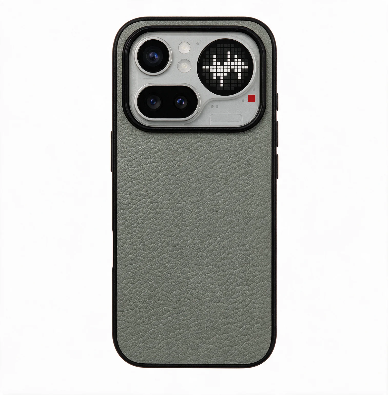 Luxury Sheepskin Leather Phone Case - Solid Color