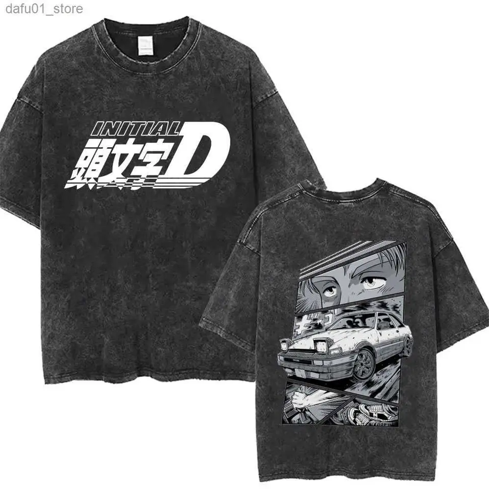Car Tshirt for Men Lupin The Third Daisuke Jigen Gentleman Thief Anime Clothing Style T Shirt Soft Print Loose White S