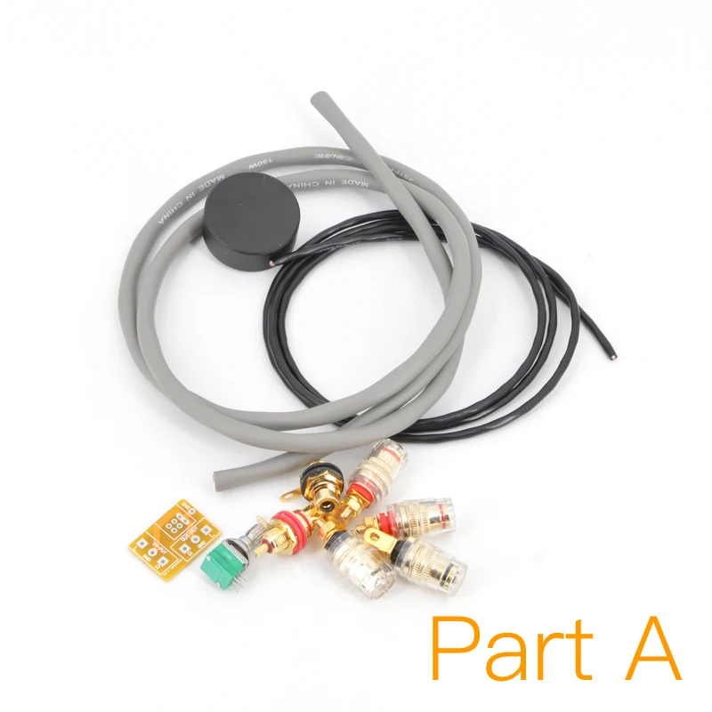 

Запчасти для усилителя мощности MOFI для подключения сигнала (кабель, разъем и потенциометр)