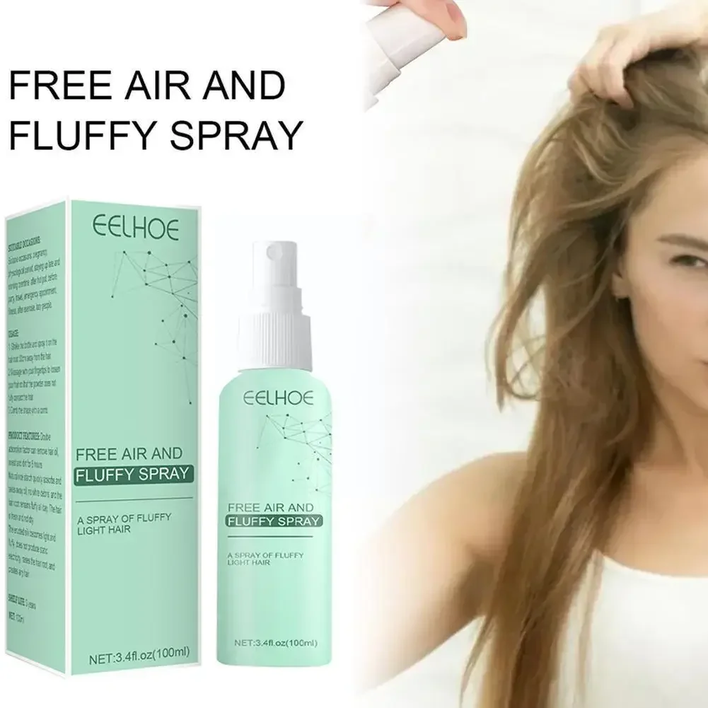 

100ml Fluffy Spray Oil Hair Greasy Care Remove No-wash Hair Fluffy Spray Dry Shampoo Hair Volume Mattifying Spraying