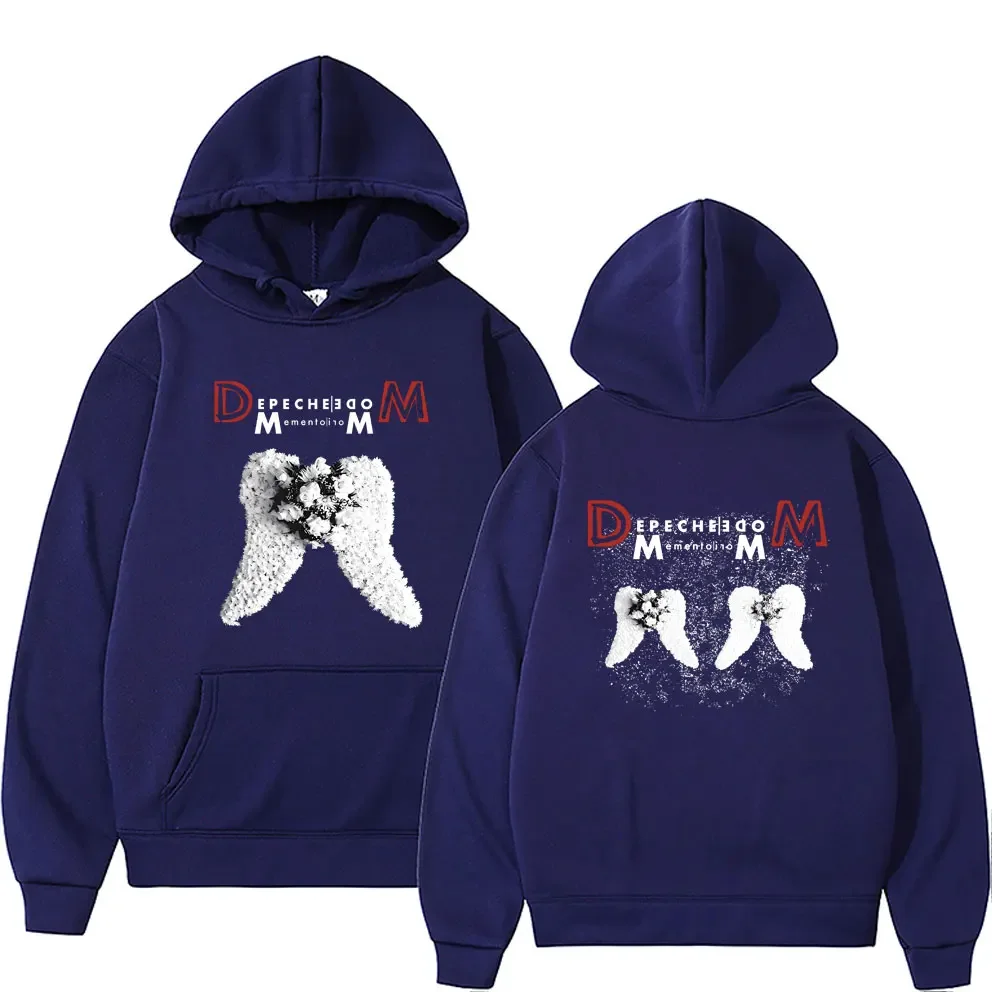 British Band Depeche Cool Mode Memento Mori Music Album Print Hoodie Men Women Vintage Tracksuit Hip Hop Hoodies Sweatshirts