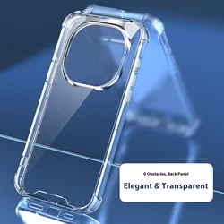 Custodia Trasparente in Acrilico Premium - Cover in PC Skin-Friendly per Redmi Note 14 Pro Plus