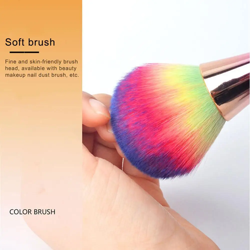 

Nail Art Dust Brush Set Rose Shape Beauty Brush Powder Brushes Fashion Professional Dust Plastic Cleaning Nail Brushes