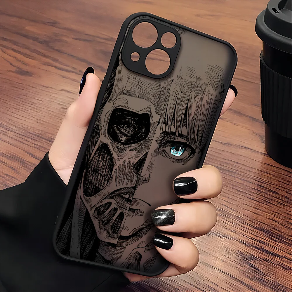 Vibrant Attack On Titan Anime Phone Case - Striking Design