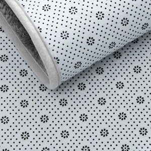 VIKAMA Moderner Plüschteppich, weicher, bequemer Schlafzimmer- und Nachttischteppich, rutschfest, für Flur, Arbeitszimmer, Wohnzimmer, Heimdekoration – Detail 5