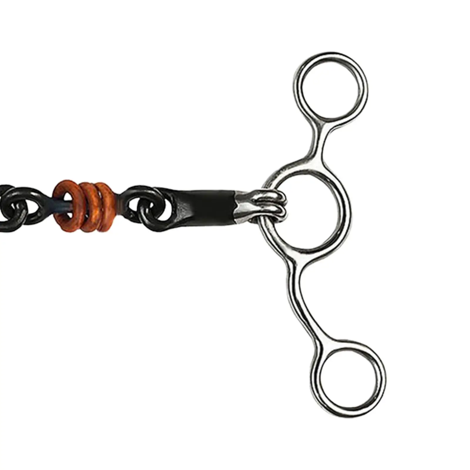 Horse Bit Stallion Training Bit H Shape Horse Gag Bit Easy to Use Horse Snaffle 4