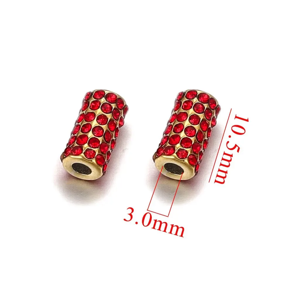 Full Drill Straight Hole Loose Bead Bracelet Beaded DIY Handmade Jewelry Accessories 5