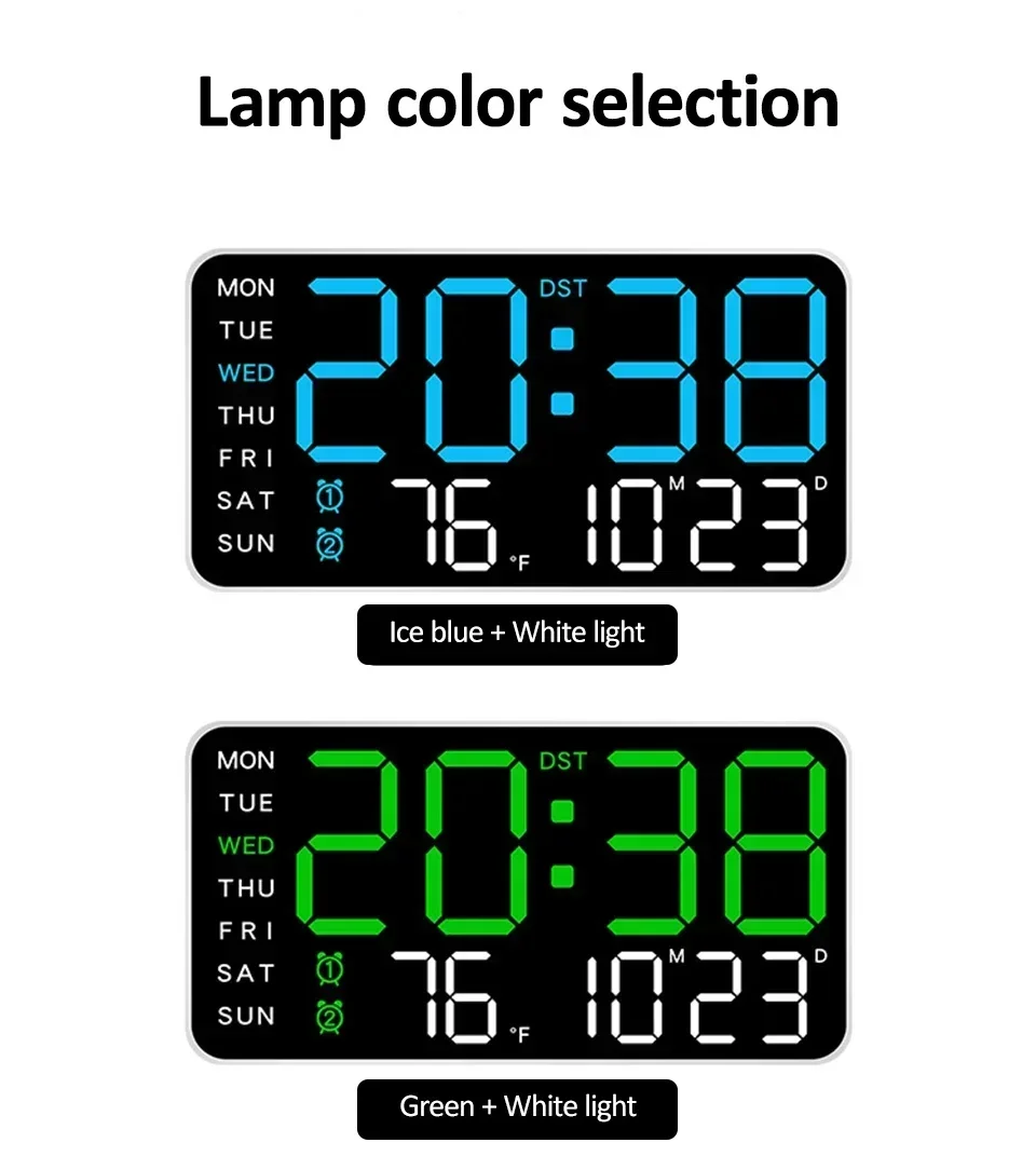 Large LED Digital Clock 5