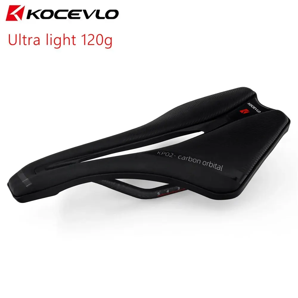 Carbon Saddle KOCEVLO Dimension 143 Ultralight 120g Breathable Comfortable Bike Racing Saddle Carbon Rails