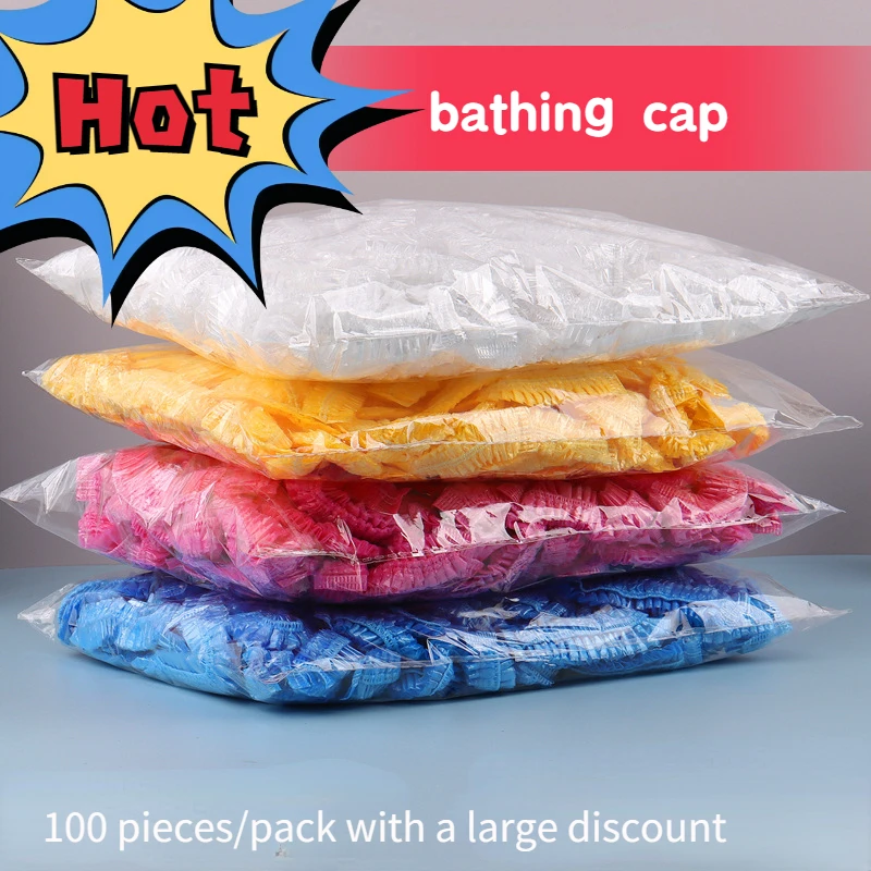 

Hotel, Beauty, Dyeing, Ironing, Baking Oil, Shower, Waterproof Ladies, Thickened Plus Edition Disposable Bath Hat Headcover