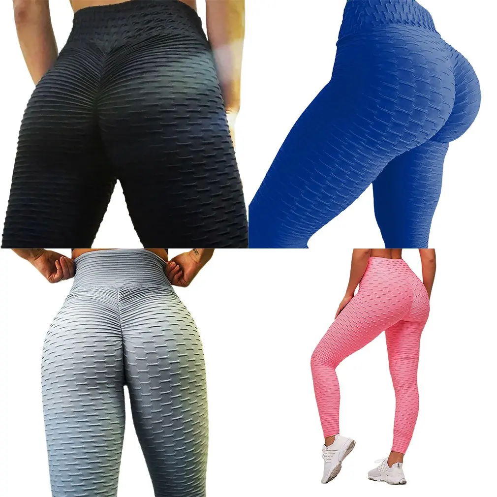  Women High Waisted Yoga Pants Workout Butt Lifting