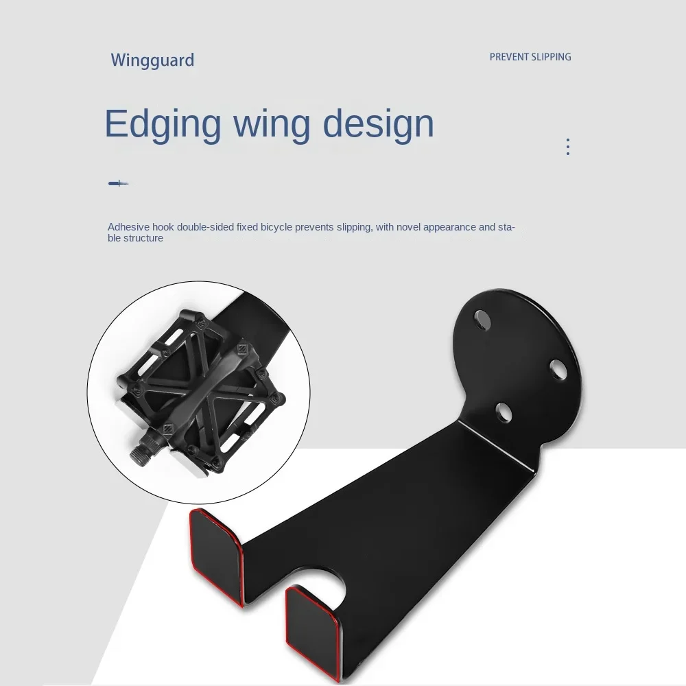 DOMEN Fahrrad Wandhalterung Eisen Rack Fahrrad Pedal Wand Fahrradständer Haken Fahrrad Garage Halter Display Aufbewahrung Aufhänger Kit – Detail 4