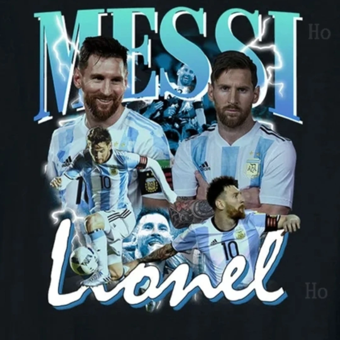 Lionel Messi Vintage Bootleg Champion World Cup Champion 2022 Shirt - Ink  In Action