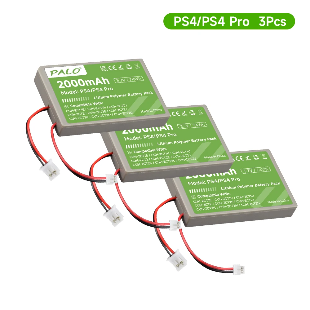 High-Capacity Rechargeable Battery for PlayStation 4 Controllers