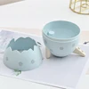 Cute Dinosaur Egg Detachable Pen Holder Organizer Pencil Pot Container Stationery Office Desktop Ornament Storage Box Kids Gift 3