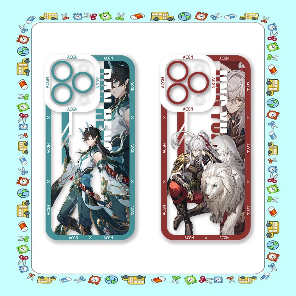 Elegant Honkai Star Rail Kafka Blade Clear Soft Phone Case Cover