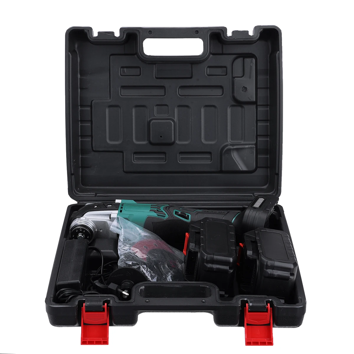 Drillpro Elektrischer bürstenloser oszillierender 6-Gang-Trimmer, Säge, elektrischer Schleifer, Multifunktions-Elektrowerkzeug für Makita 18 V-Akku – Detail 18