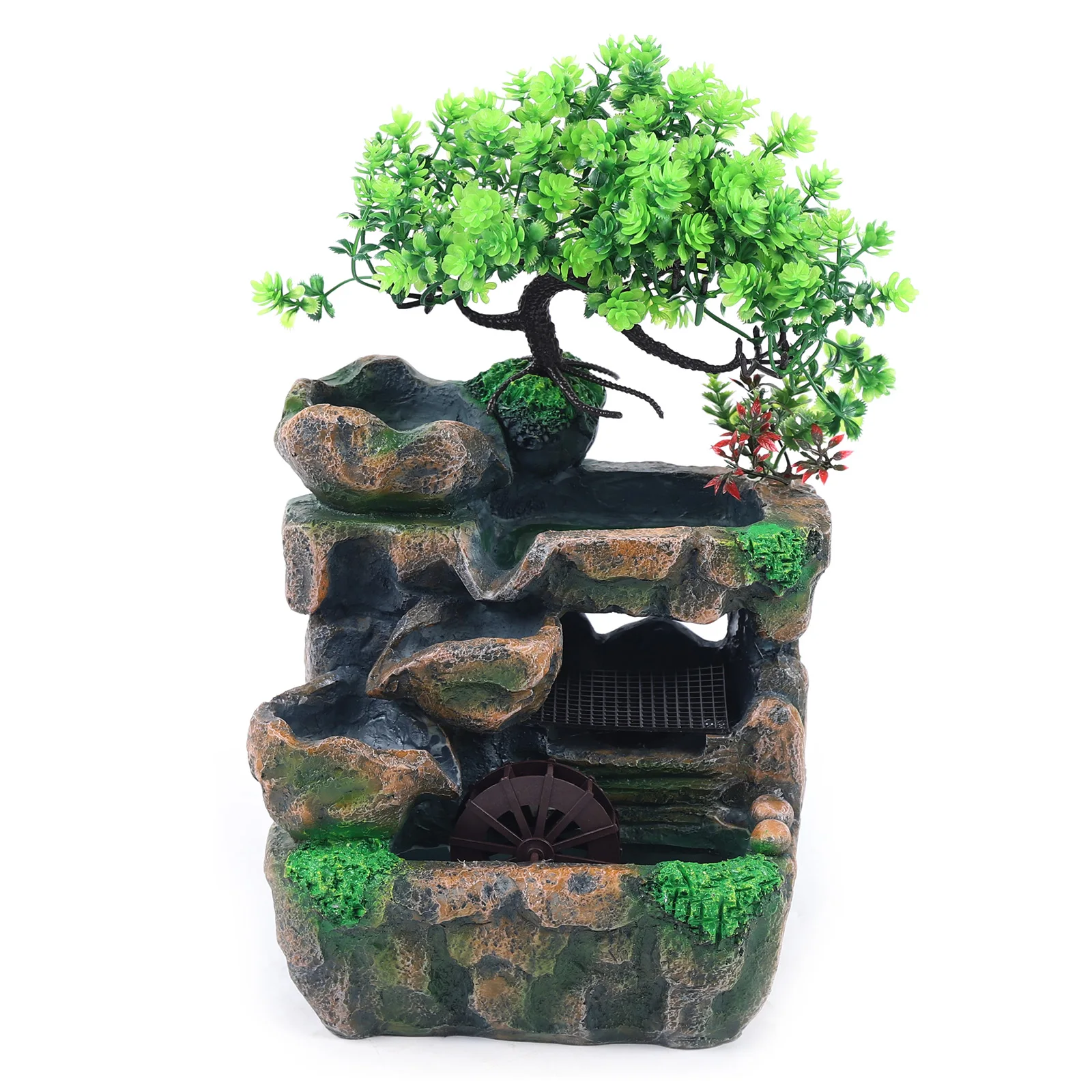 Indoor fountain packaging and included parts