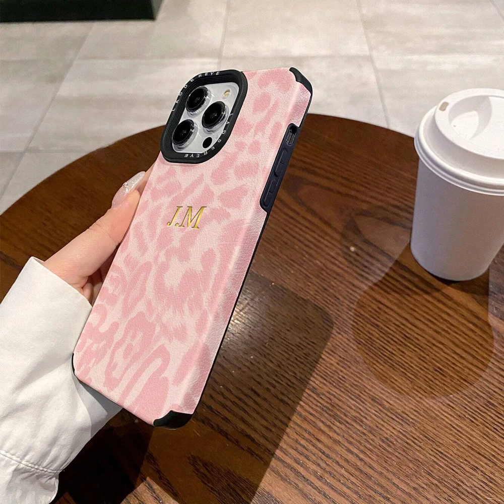 Luxury Leopard Print Personalized Case For iPhone 17 16 15 thumbnail 5