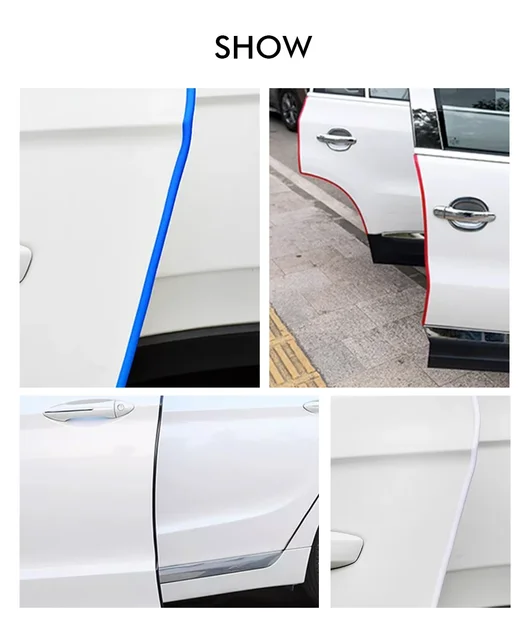 Guarnizione Per Finestrini Auto - Gomma Antigraffio, 4 M, Nero, Universale - Foto 3