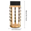 Chip Rack Display Stand 360° Rotating 40 Clips Candy Display Wooden Base 5 Tiers Snack Organizer for Party Office Desk Pantry 6