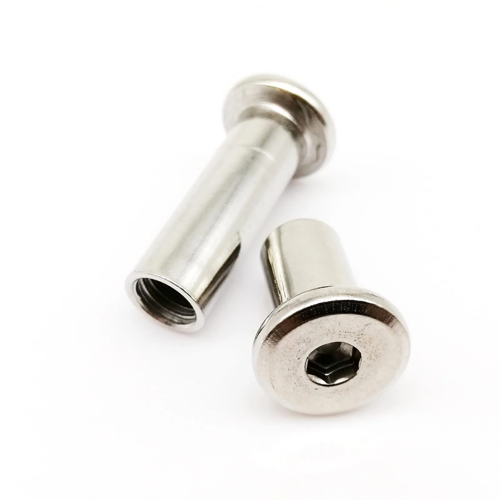 Rivet Nut M3-M10 4-100mm long 304 A2 Stainless Steel Hex Socket Head Furniture Connector rivet nut